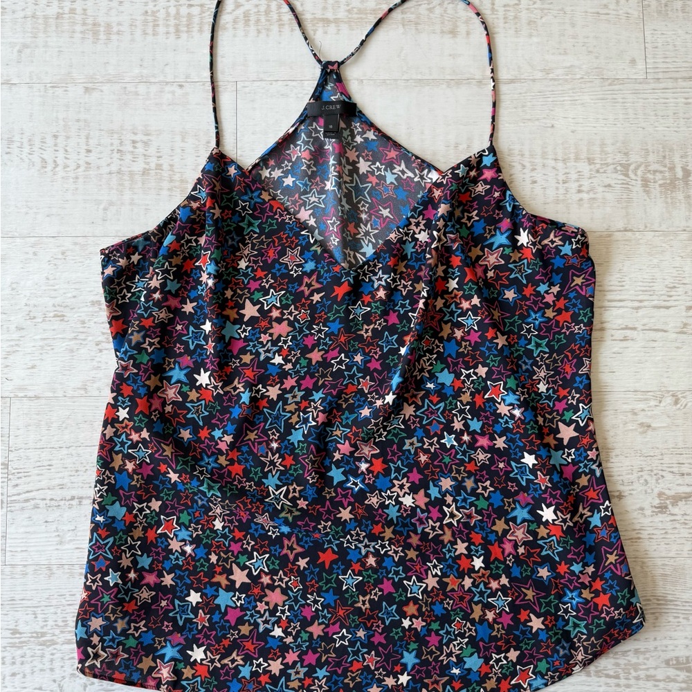 Jcrew Starry Multicolor Women's Cami Blouse